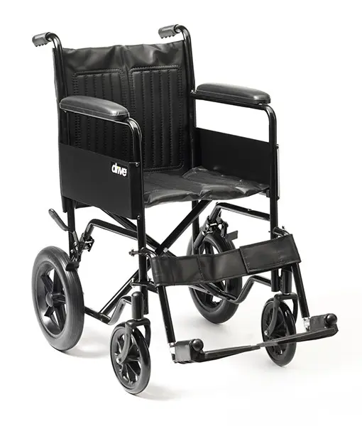 Drive Steel Ward Wheelchair, Transit Style, Vinyl