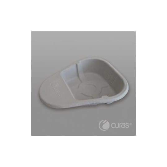 Curas Disposable Midi Slipper Pan Liner with Lid, 1.7L, WardPak (5 lids per Carton), Box of 150