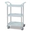 Viva Narrow Utility Cart, 3 Shelf, No Drawers, Tray 485 x 365mm, Overall 655 x 370 x 966mm