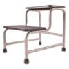 Double Metal Step With Rubber non Slip Surface