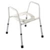 Overtoilet Aid, Height Adjustable, with Splashguard