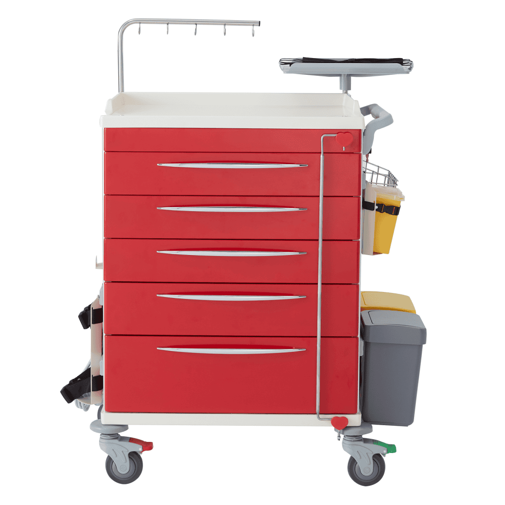 Emergency Trolley - RED