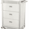 Viva Pre Pack Medication Cart, Aluminium, 3 Draw, 690mm X 520mm X 1010mm