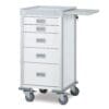 Viva Narrow Cart 34 Inch WHITE ( 4 drawers)