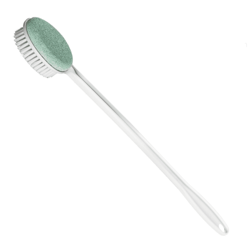 Helping Hand Long Handled Foot Scrub Brush with Pumice