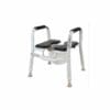 Freedom Split Seat Shower Chair 3 in 1 with powder coated aluminium frame and split padded seat