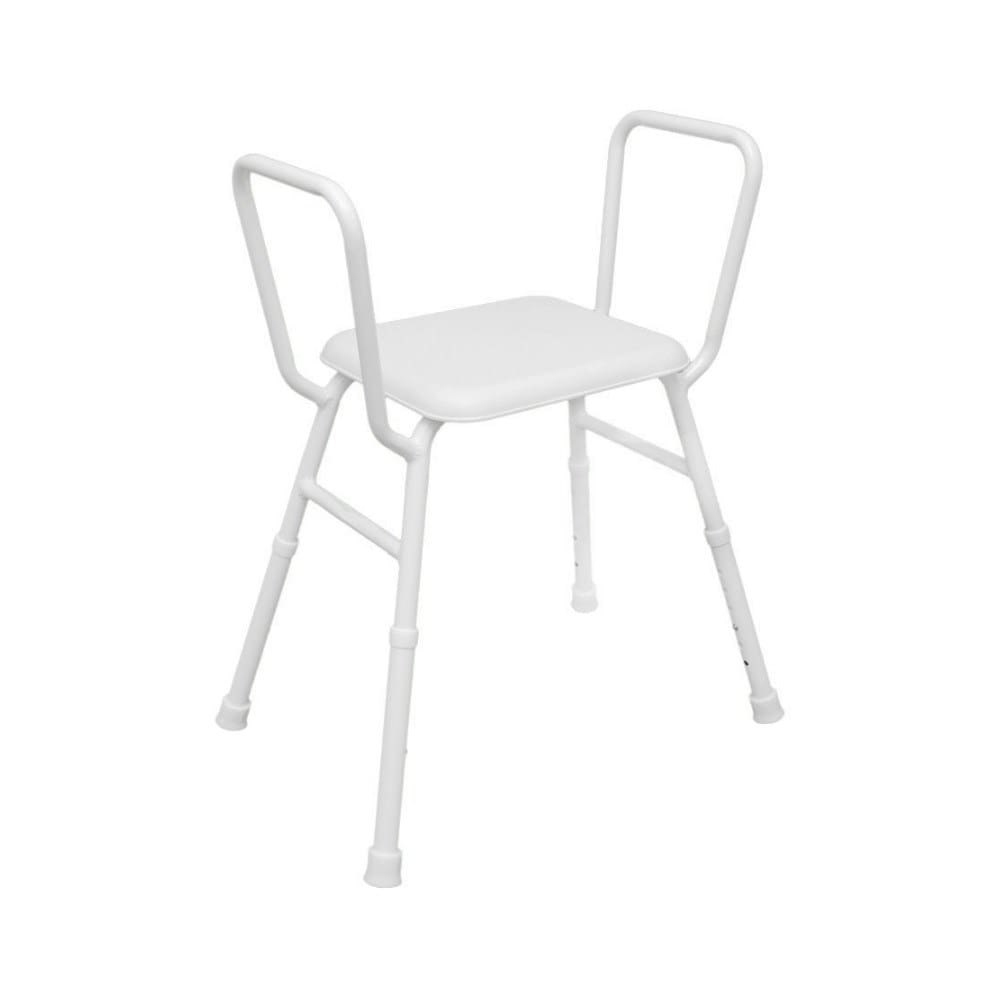 Shower Stool, Padded, Aluminium, 130kg