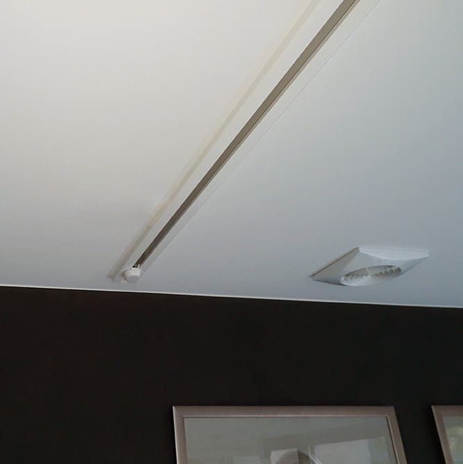 Handimove Alu Rail With Barrier White