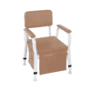 Freedom Bedside Commode with Luxury Padded Upholstery