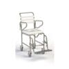 K Care Maxi Shower Commode, Attendant Propelled, Swing-Away Footrests