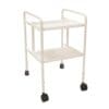 Traymobile with Rear Glides, Double, Vanilla