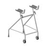 Walking Tutor, F'arm Supp, Swl/Fixd Whls, Glides