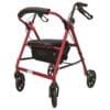 Budget Alum Seat Walker - Red