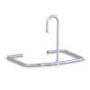 K Care Grip Handle Bed Pole, White