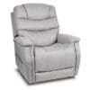 Alivio Leonardo 4 motor lift recliner chair in Santa Barbara Fog fabric