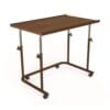Over Chair Table, Large Size Top, Brown Frame