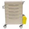Medicine Trolley - WHITE Drawers