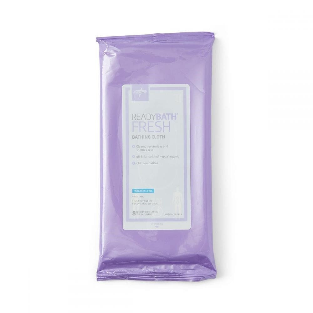 Readybath Bed Bath, Fragrance Free, 8PK