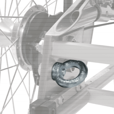 Netti car fastener system, pair
