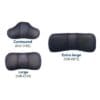 NXT MultiFit Head Support Pad Selection, Removable washable cover and extra wipe down cover