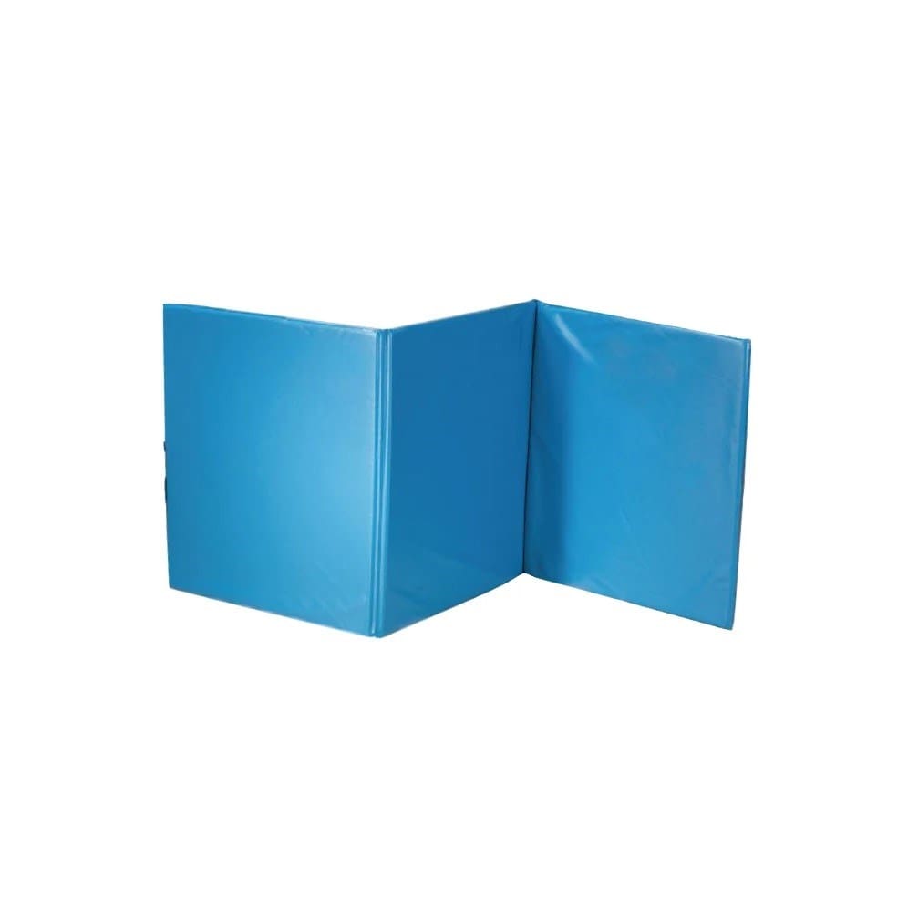 Tri-Fold Bedside Mat, 172 L x 66 W x 2.5 H cm, Blue