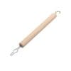 Button Hook and Zip Puller, Wooden Handle
