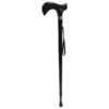 Red Gum Walking Stick Swan Neck Wooden, 765-990mm, SWL 120Kg, Brown/Black