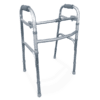 Red Gum Walking Frame, Alum, Folding With Foam Grip