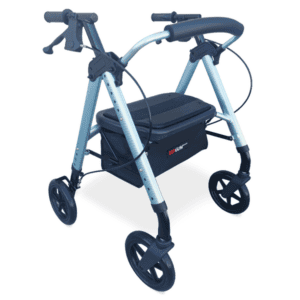 Red Gum Height Seat Walker With Folding Lock