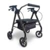 Red Gum Height Seat Walker With Folding Lock, Heavy Duty