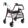 Red Gum Heavy Duty Wide Walker, 8" Casters (Mighty Mack), Red