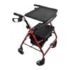 Red Gum Seat Walker Tray Table To Suit Most 50cm Seat Walkers, Black. 425mm, 3Kg