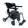 Redgum Steady Stride folding electric seat walker wheelchair in black