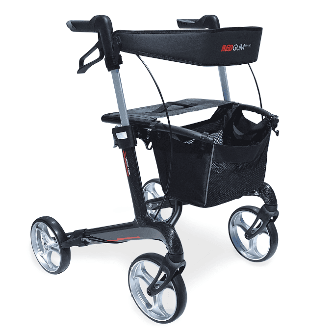 Red Gum Enduro Super Lite Carbon Fibre Seat Walker, Includes Removable Bag