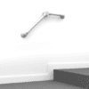 Red Gum Multi Angle Grab Rail Adjustable To Suit Position, White