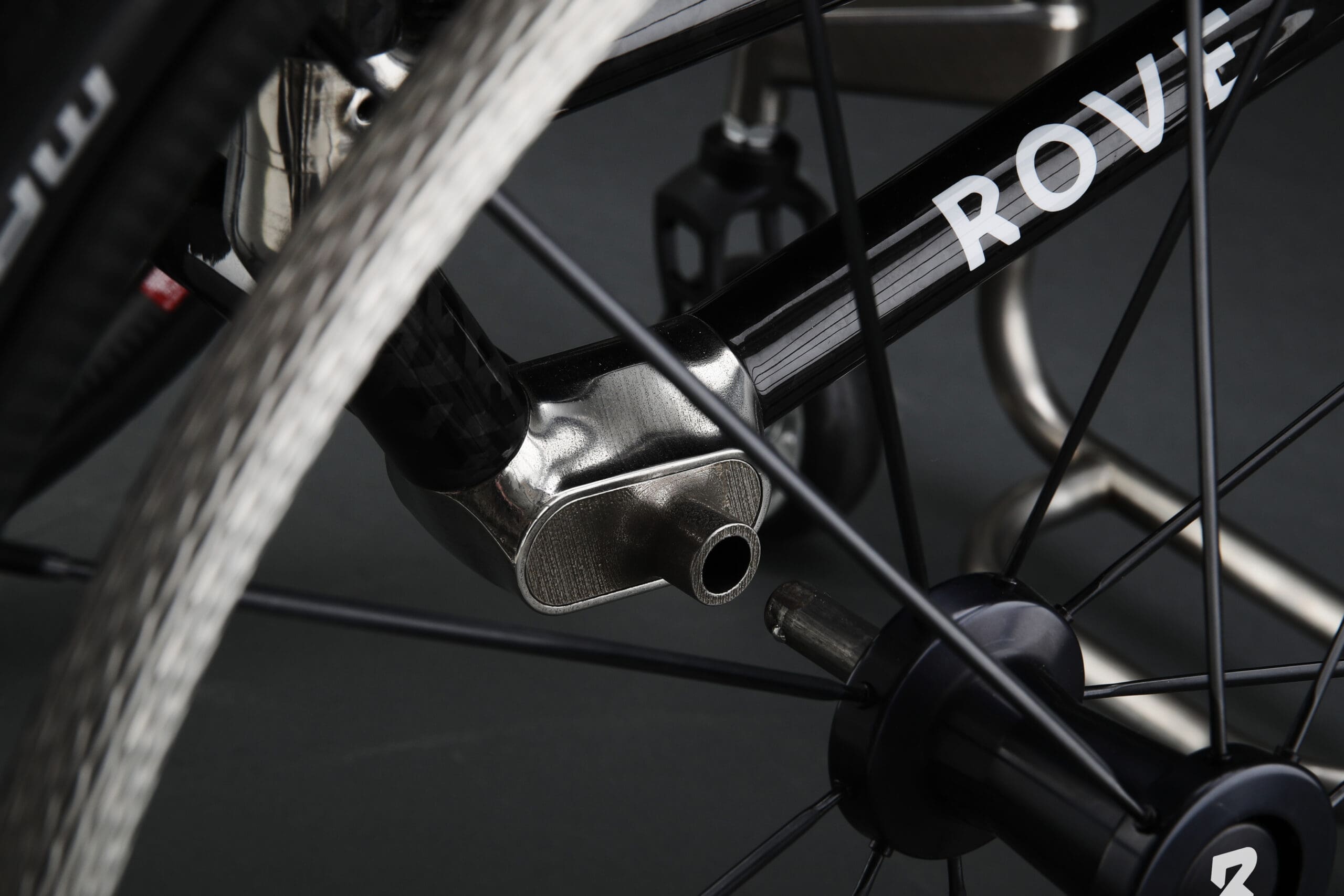 Rove wheelchair frame and component detail