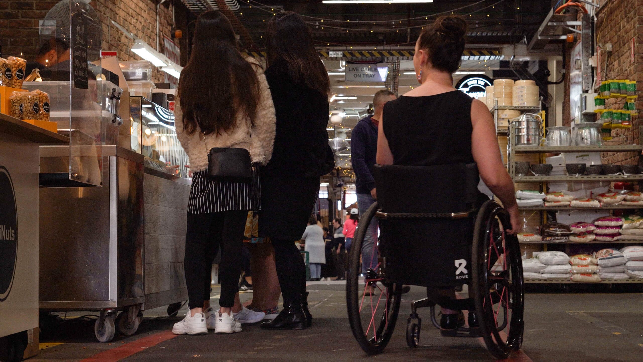 Rove wheelchair in use