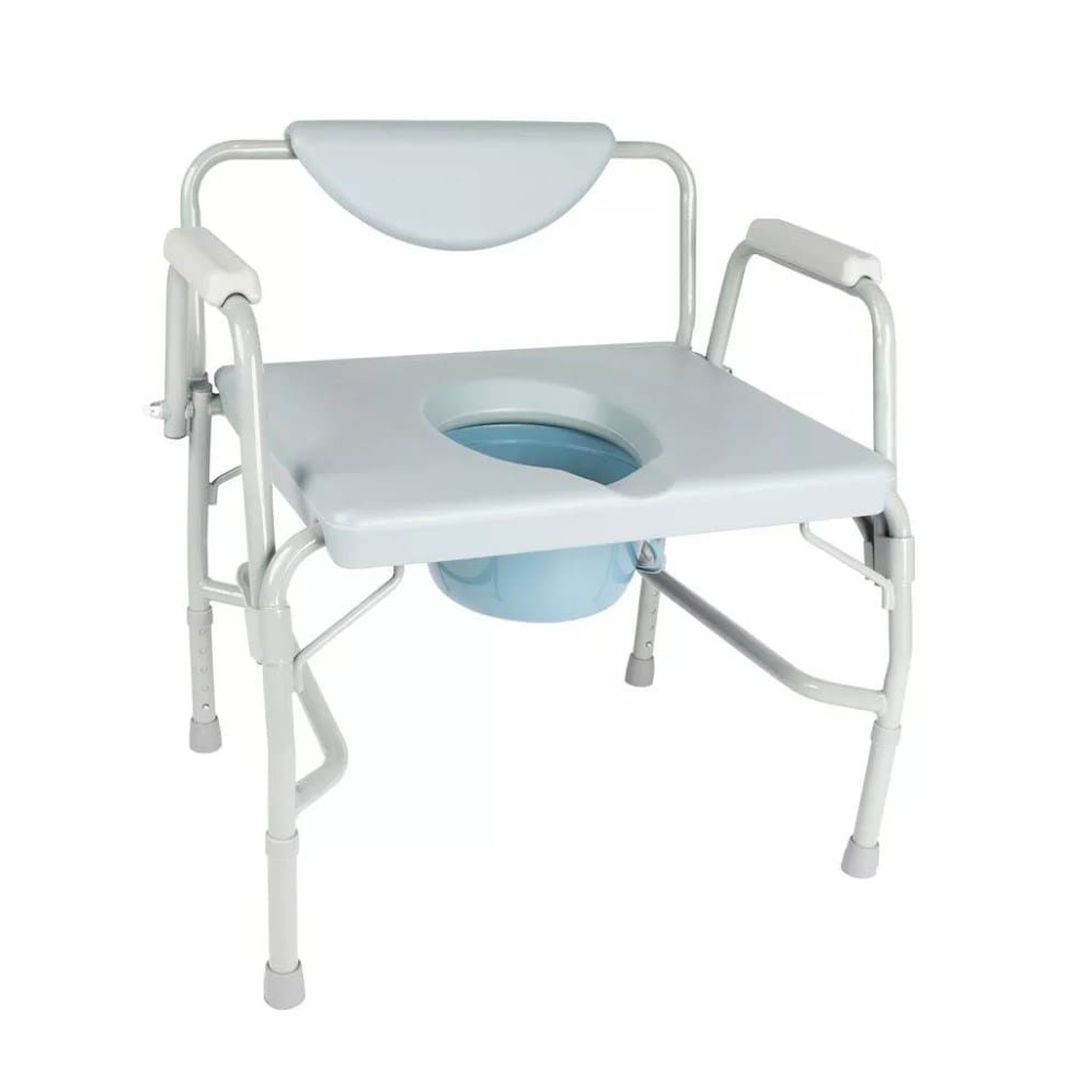 Commode Chair, 3 in 1, Bariatric Drop Arm