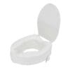 Raised Toilet Seat with Lid, Fixed Height
