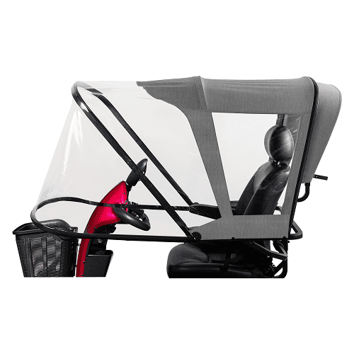 Shoprider Movo Flip Up Canopy, Perfect Protection From Rain Easy Fold Design