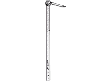 seca 223 Measuring rod for seca 644, 15-230 cm/6-90 inch