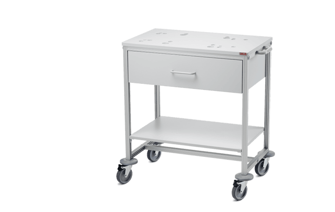 seca 403 Baby scale cart with drawer and shelf