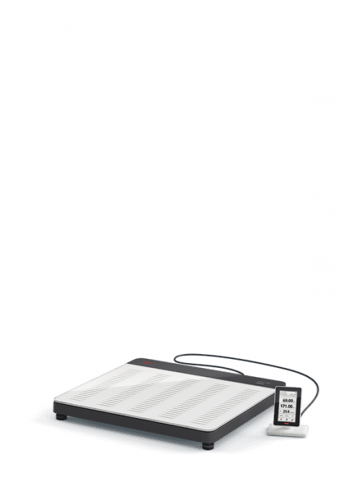 seca 654 Flat Digital scale base only with EMR interface (WLAN and LAN) 360kg x 50g