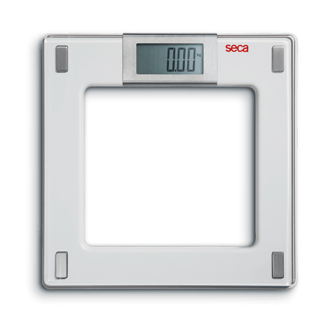 seca 807 Flat scale, electronic, 150 kg/330 lbs glass platform