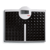 seca 813 Flat scale, electronic, 200 kg/440 lbs black rubber platform