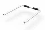 Straight Backrest - Push Handle Shower Buddy