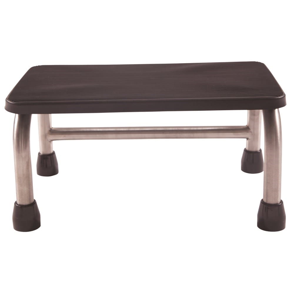 Single Metal Step With Rubber non Slip Surface - L 37cm X W 30cm X H 25cm
