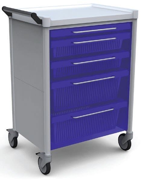 Spectra Trolley, 5 Drawer Baskets