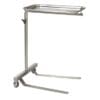 Axis Health stainless steel Mayo instrument table with two leg base and castors