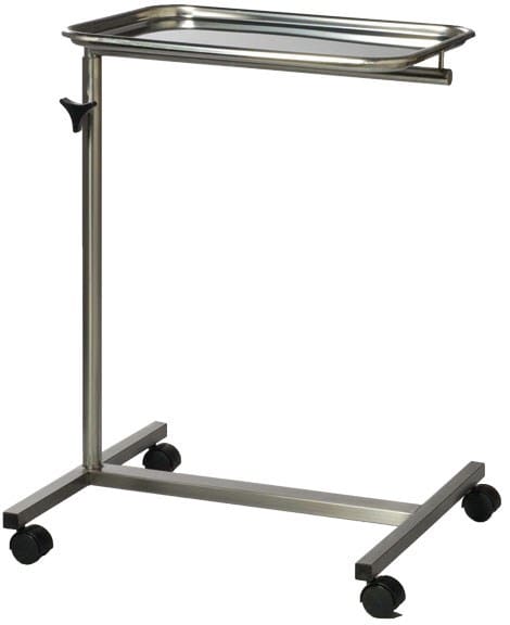 Mayo Table, 4 Leg Base with 50mm Castors